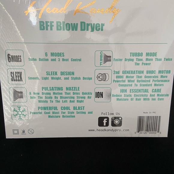 BFF Blow Dryer - Purple - Picture 2 of 2